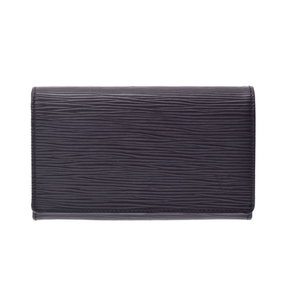 Louis Vuitton Epi L zipper wallet black sterling